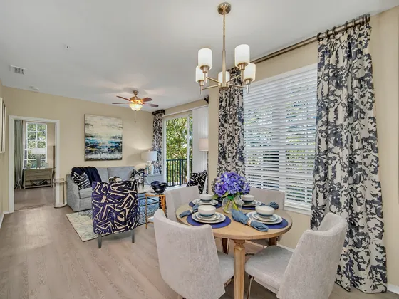 spacious living room