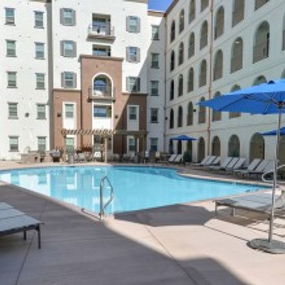 resort style pool