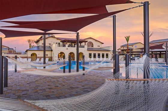 Largest resort-style pool in Tucson with many seating areas