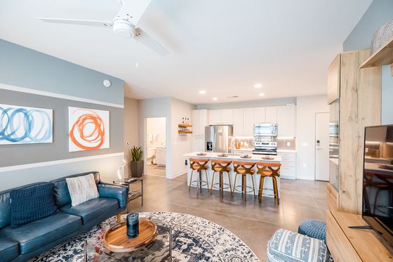 The Backyard Model Apartment North Kansas City