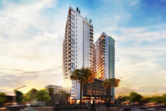Exterior View of Apartments