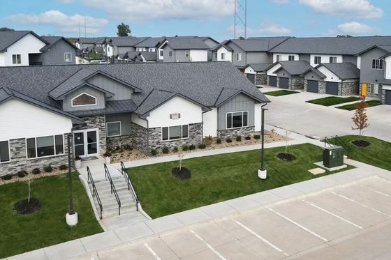Exterior View of Apartments