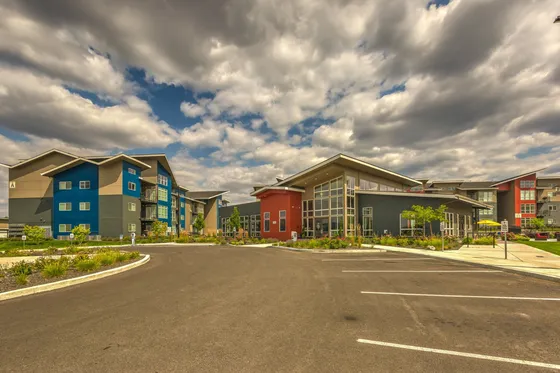 Exterior View of Apartments and Grounds