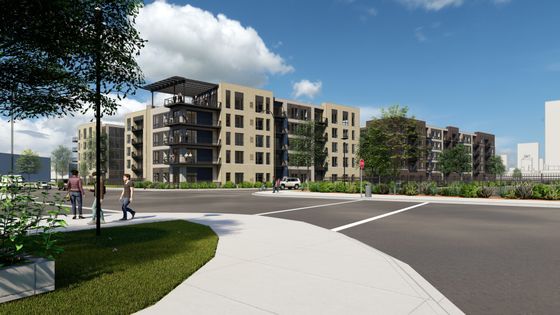 Exterior View of Apartments