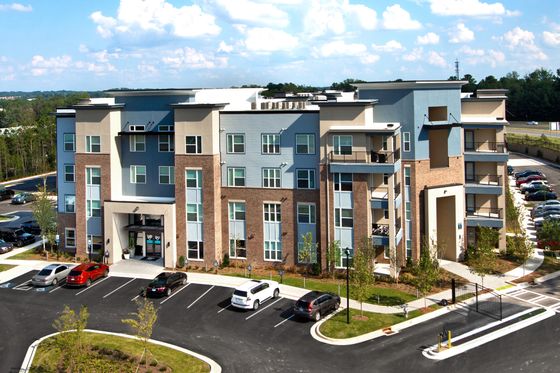 Exterior View of Apartments and Grounds