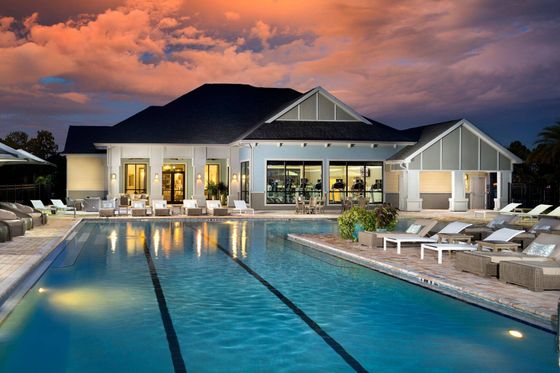 Pool Dusk