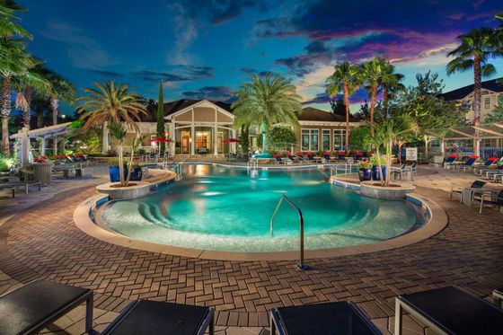 Pool Dusk