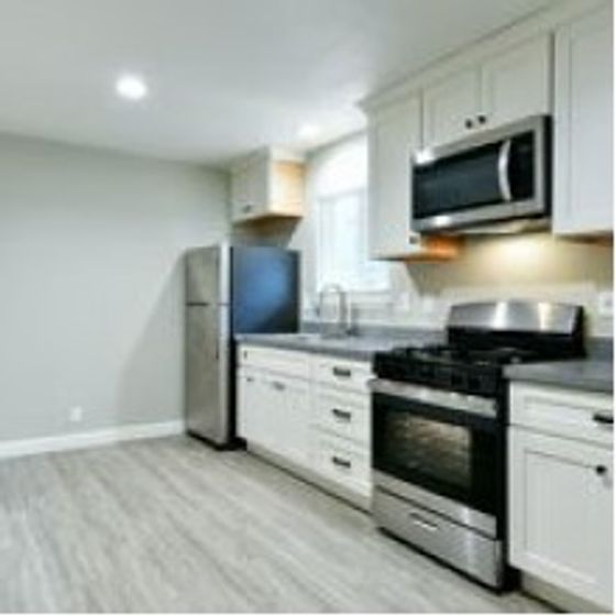 Remodeled Kitchen with Stainless Steel Appliances