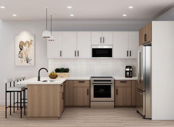 Two Tones Cabinets