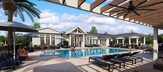 RISE Florence Villa Pool and Cabanas