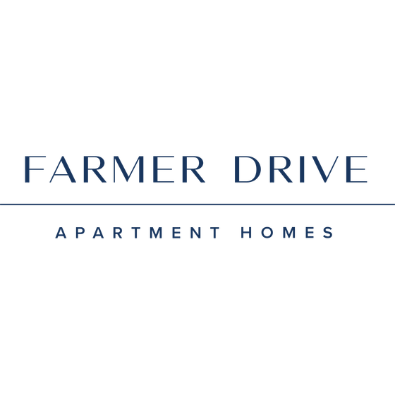 Farmer Drive Apartment Homes logo, showcasing elegant and modern branding.