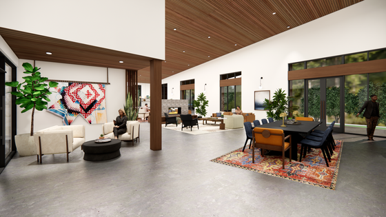 Rendering of Riverside Retreat