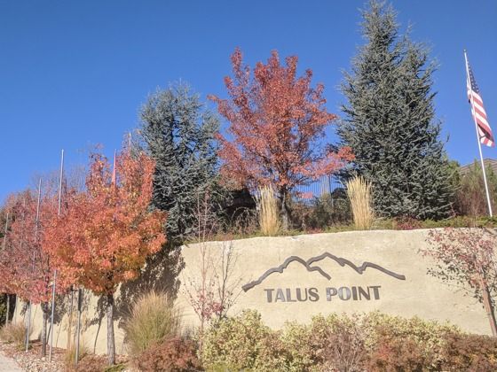Talus Point Sign