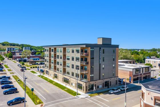 The Tribune Lofts Aerial