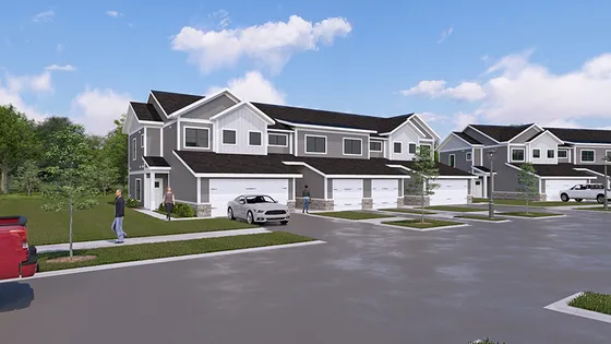 The Summit at Harvey Townhomes - Rendering