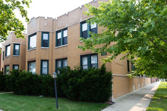 8000 South Lafayette a vintage ten unit two story yellow brick building in West Chatham.