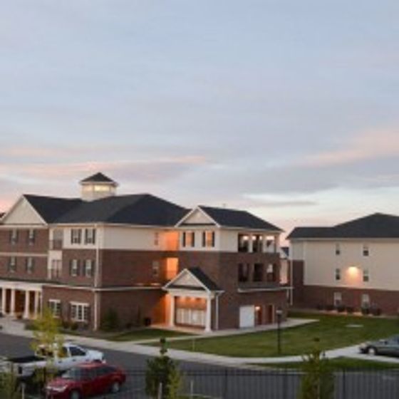 Outdoor view of The Verge Grand Forks apartments