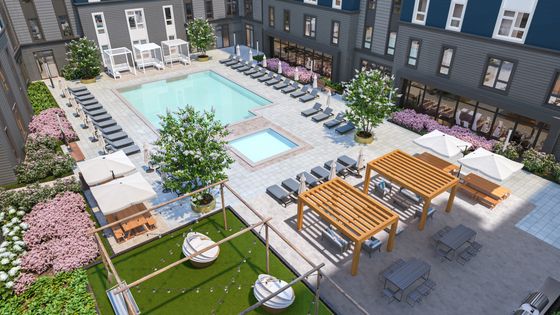 courtyard at junction 49