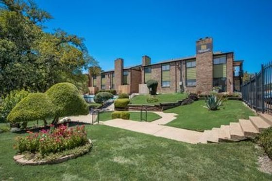 Lush landscaping