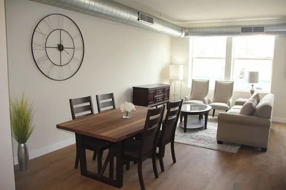 Draper Lofts Apartments offers modern comfort with historic charm.