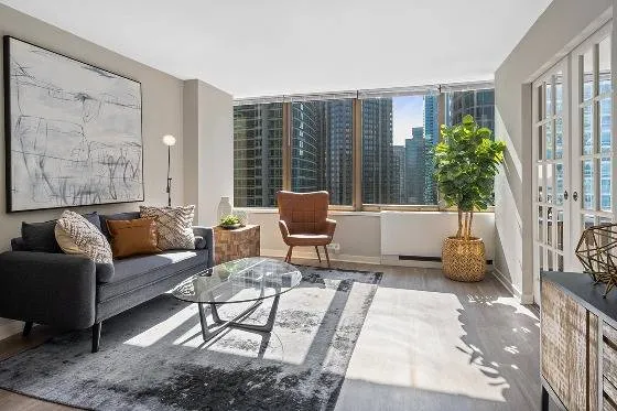 Furnished living room