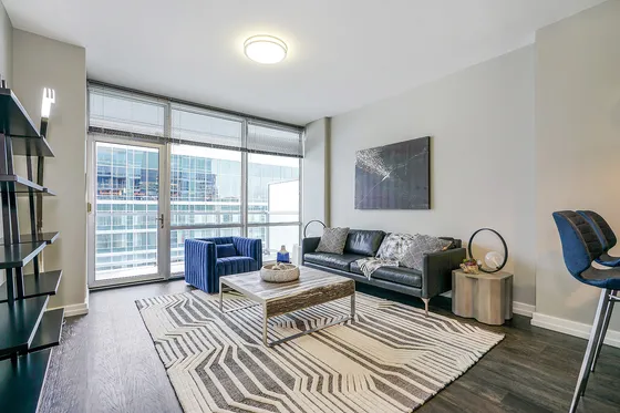 Furnished living room