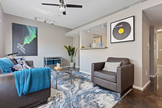 Furnished living room