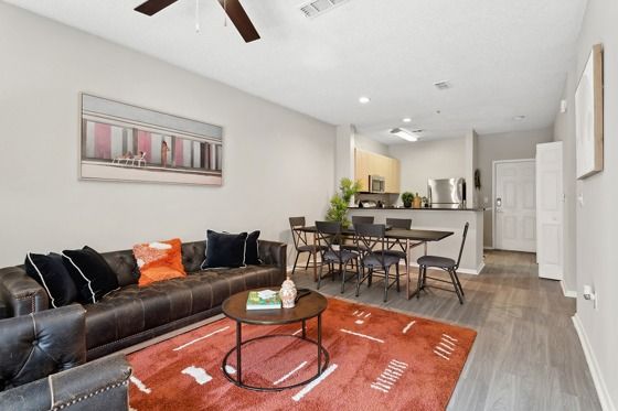 Furnished living room