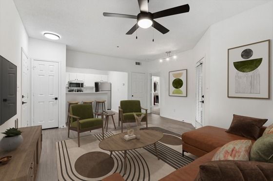 Furnished living room