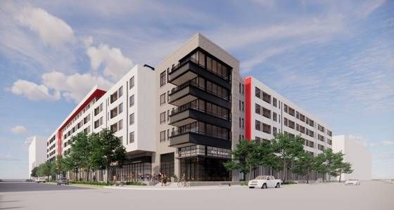 AMLI Broadway Park exterior building rendering