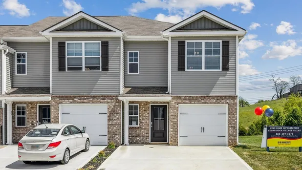 Exterior of townhomes