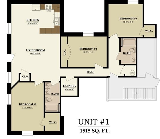 Unit #1 Floorplan