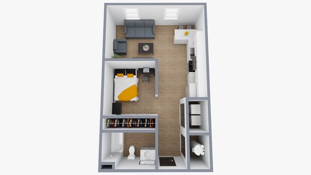 Studio 1 Bath