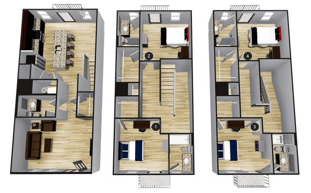 B4: 4 Bed 4.5 Bath