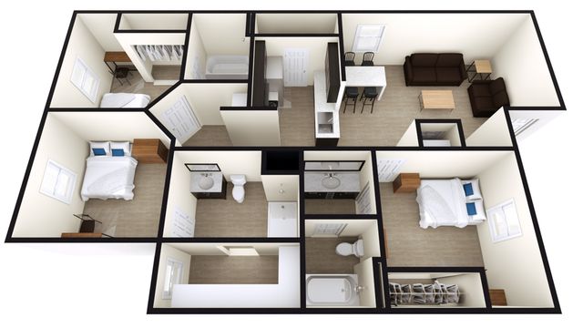 C2: 3 Bed 3 Bath