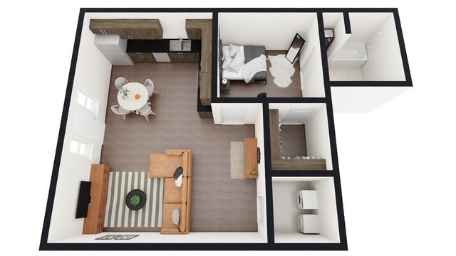 H1: 1 Bed 1 Bath