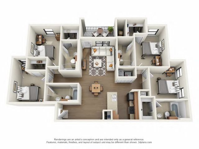 4 Bed 4 Bath