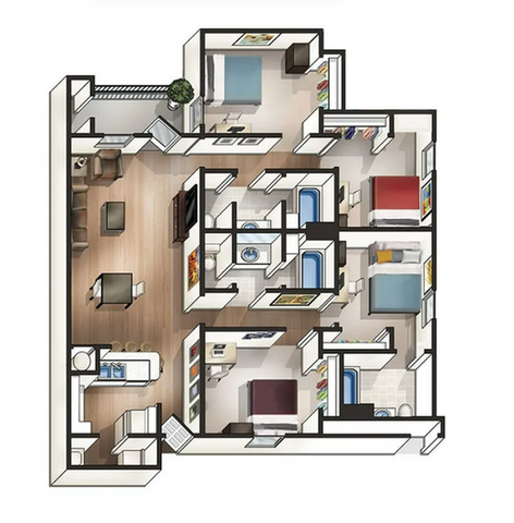 4 Bed 3 Bath
