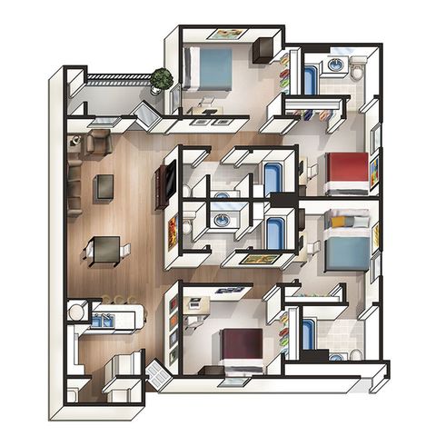 4 Bed 4 Bath