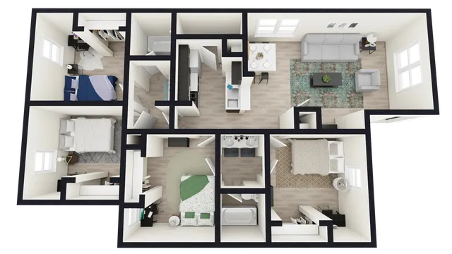 D3: 4 Bed 2 Bath