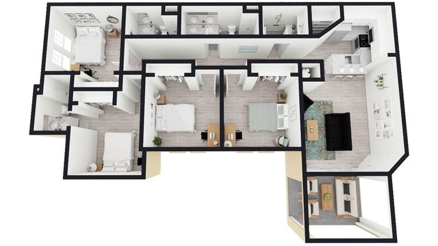 D2: 4 Bed 3 Bath - Renovated