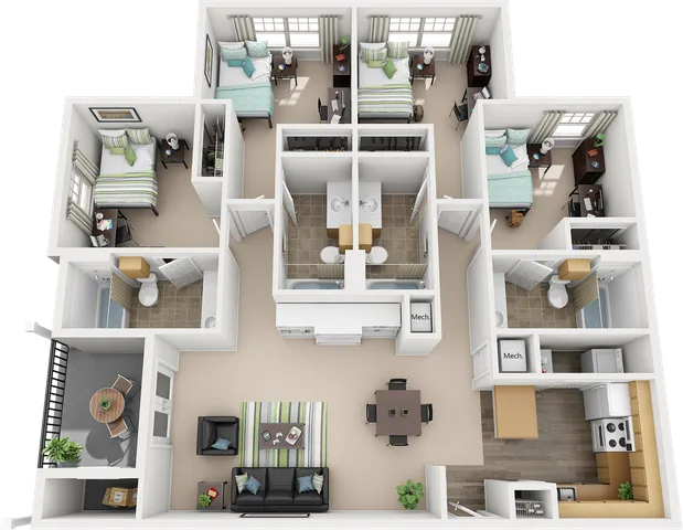 4 Bed 4 Bath
