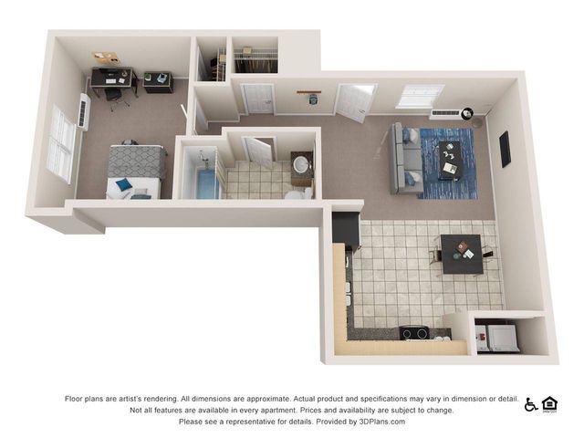 1 Bed 1 Bath