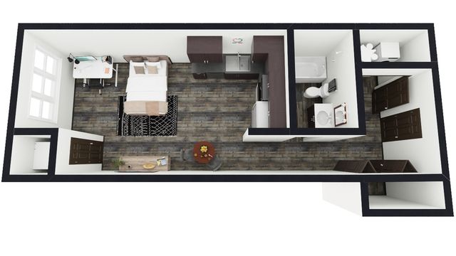 Studio 1 Bath | 204