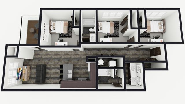 3 Bed 2 Bath | #402