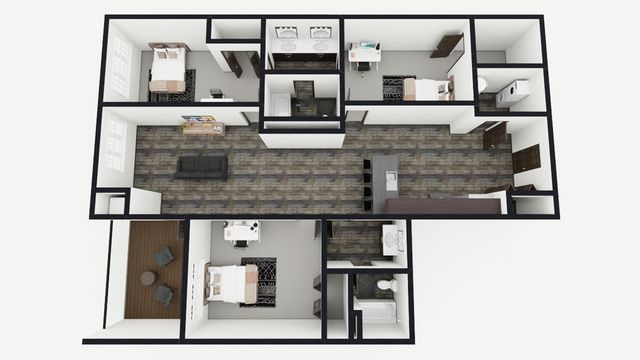 3 Bed 2 Bath | #403