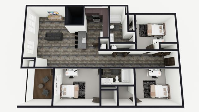 3 Bed 2 Bath | #404