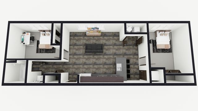 2 Bed 1 Bath | #209