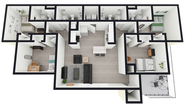 D2: 4 Bed 4 Bath