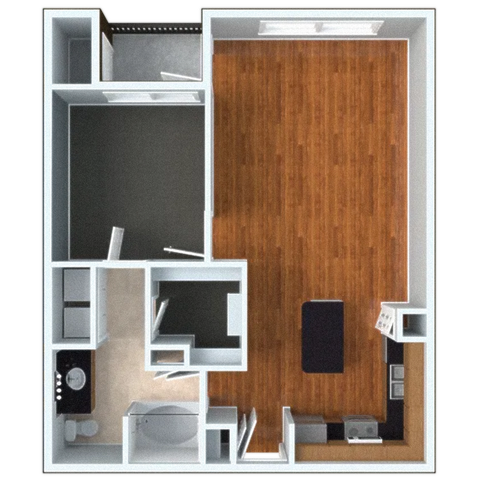 A3: 1 Bed 1 Bath